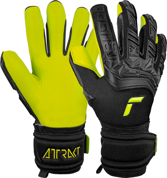 Reusch Attrakt Freegel Gold 5160139 7040 black  1